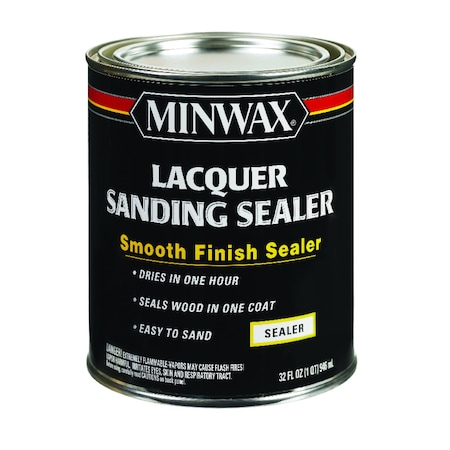 Minwax Minwax Smooth Clear Oil-Based Lacquer Sanding Sealer 1 qt 154000000